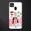 netflix and chill glass case for oppo a15s image