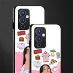 netflix and chill back phone cover | glass case for oneplus 9