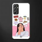 netflix and chill back phone cover | glass case for samsung galaxy a54 5g