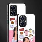 netflix and chill back phone cover | glass case for realme c55