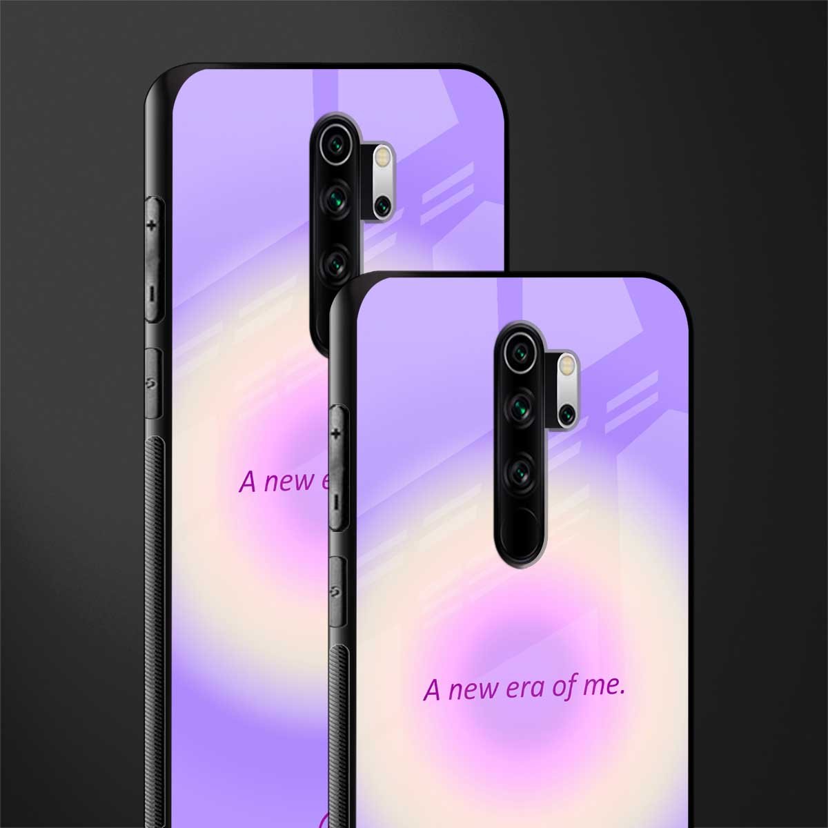 new era glass case for redmi note 8 pro image-2