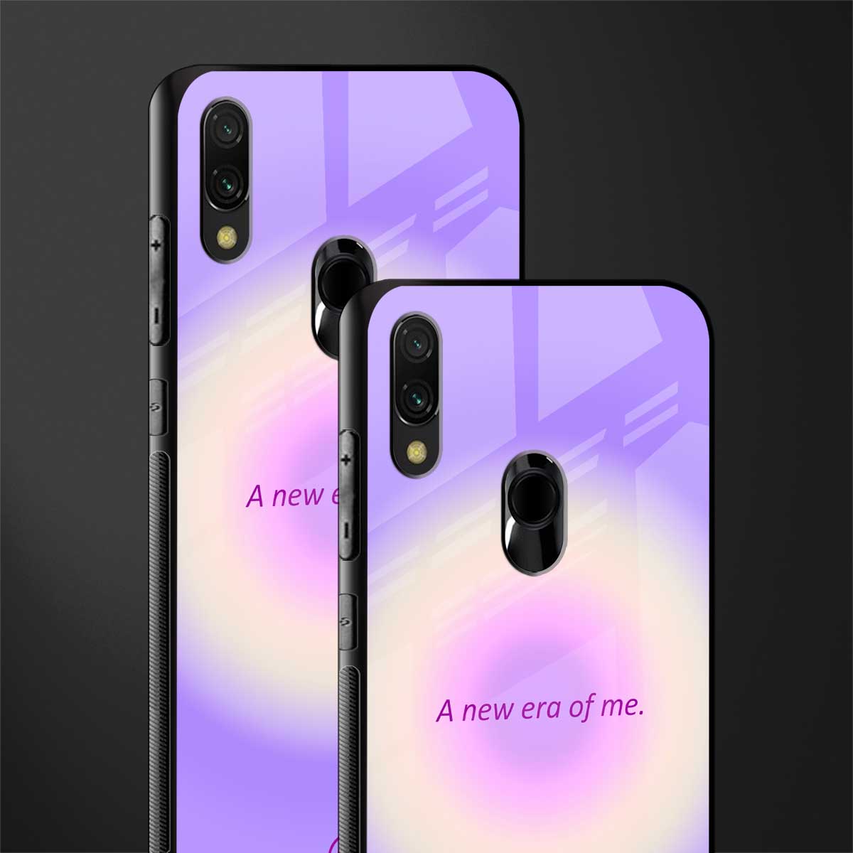 new era glass case for redmi note 7 pro image-2