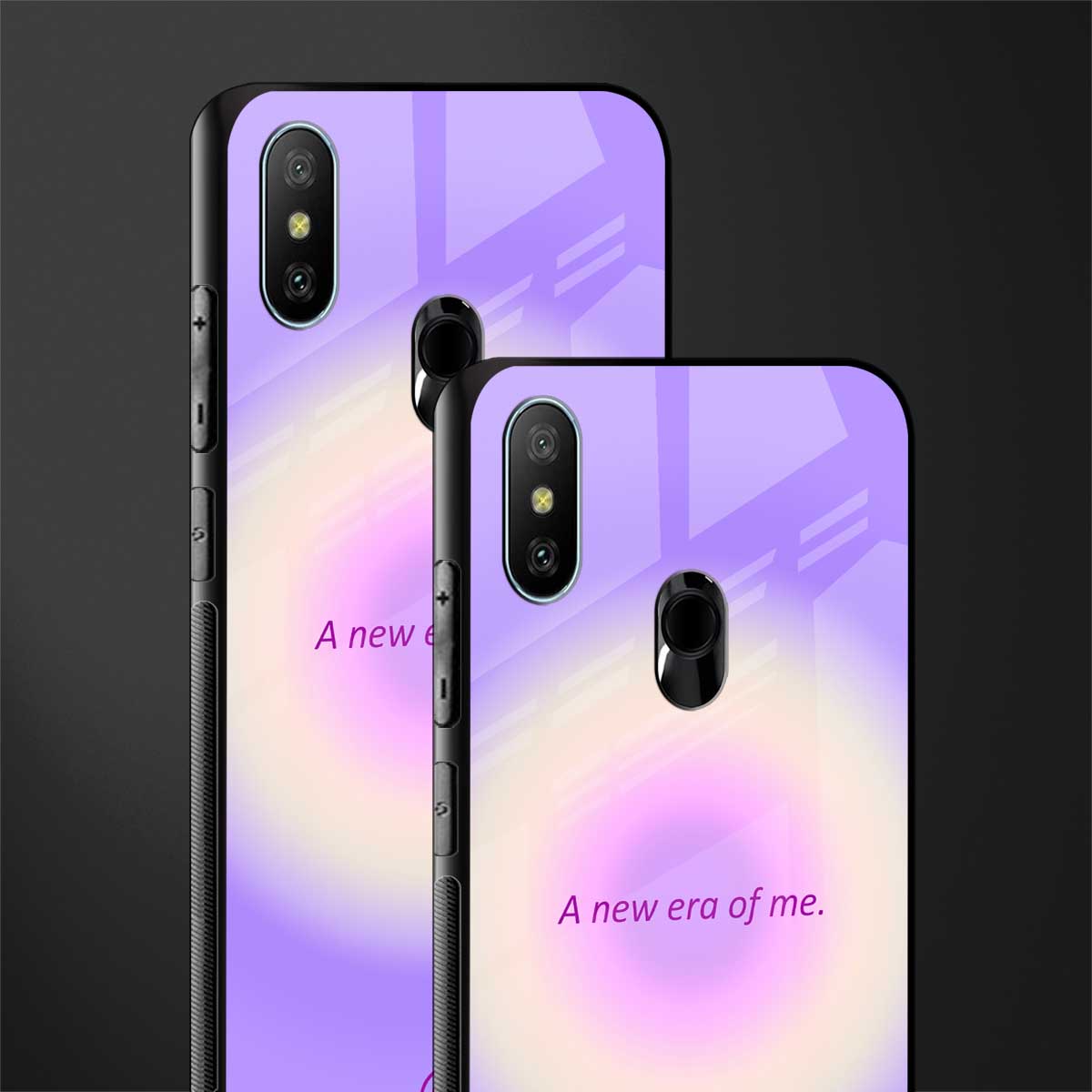 new era glass case for redmi 6 pro image-2