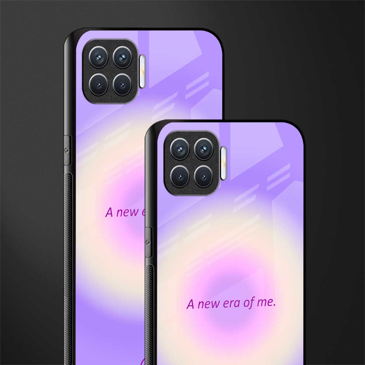 new era glass case for oppo f17 pro image-2
