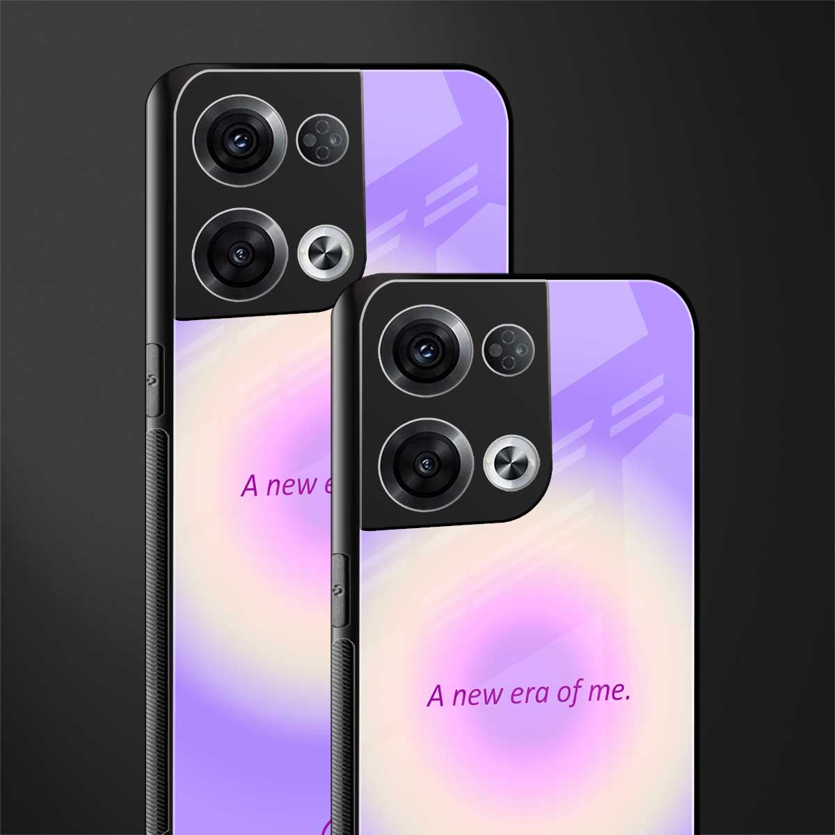 new era back phone cover | glass case for oppo reno 8