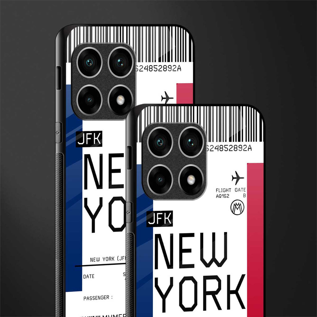 new york boarding pass glass case for oneplus 10 pro 5g image-2