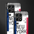 new york boarding pass glass case for oneplus 10 pro 5g image-2