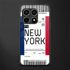 new york boarding pass glass case for oneplus 10 pro 5g image