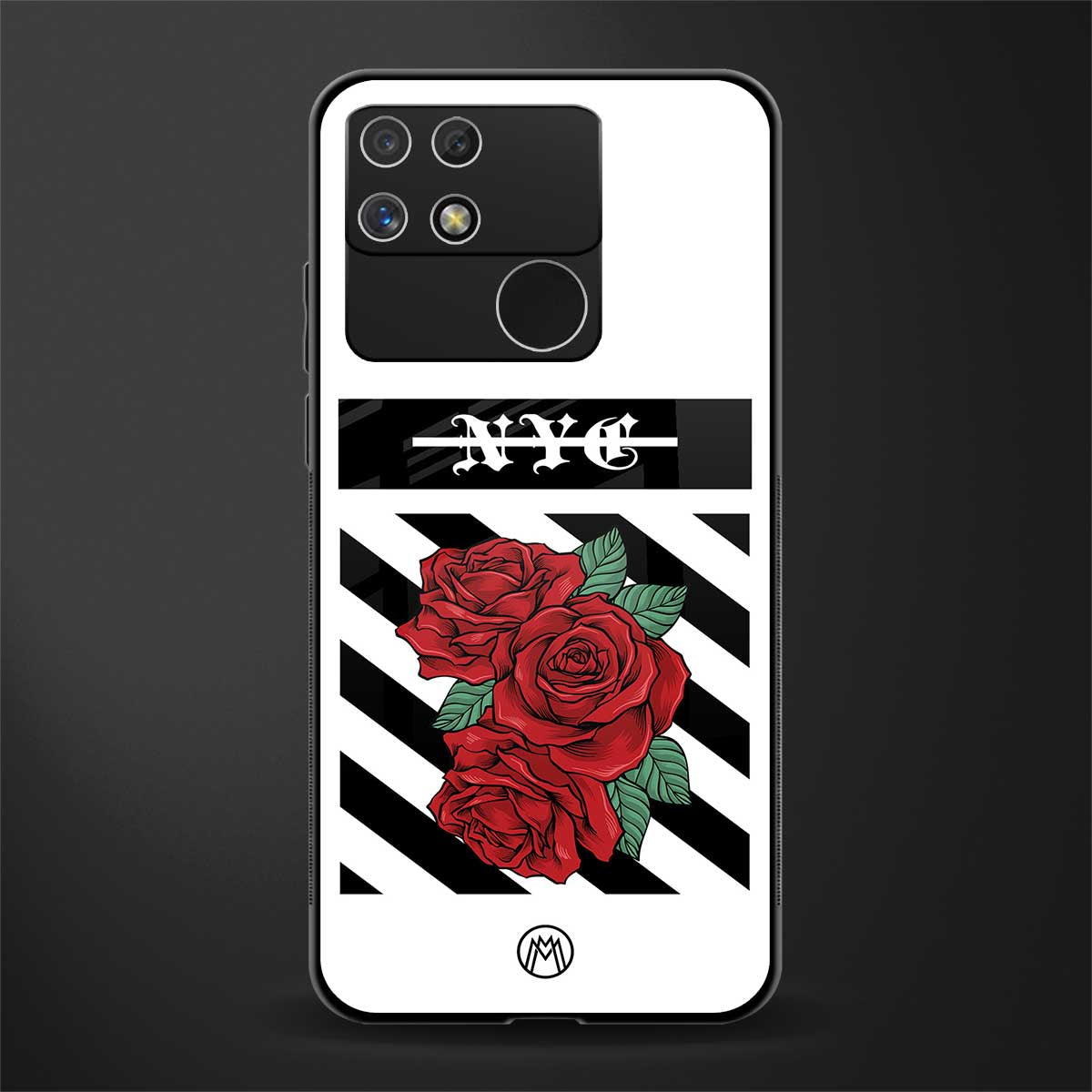 new york city back phone cover | glass case for realme narzo 50a