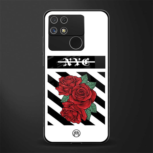 new york city back phone cover | glass case for realme narzo 50a