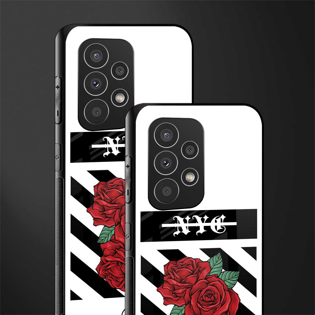 new york city back phone cover | glass case for samsung galaxy a73 5g