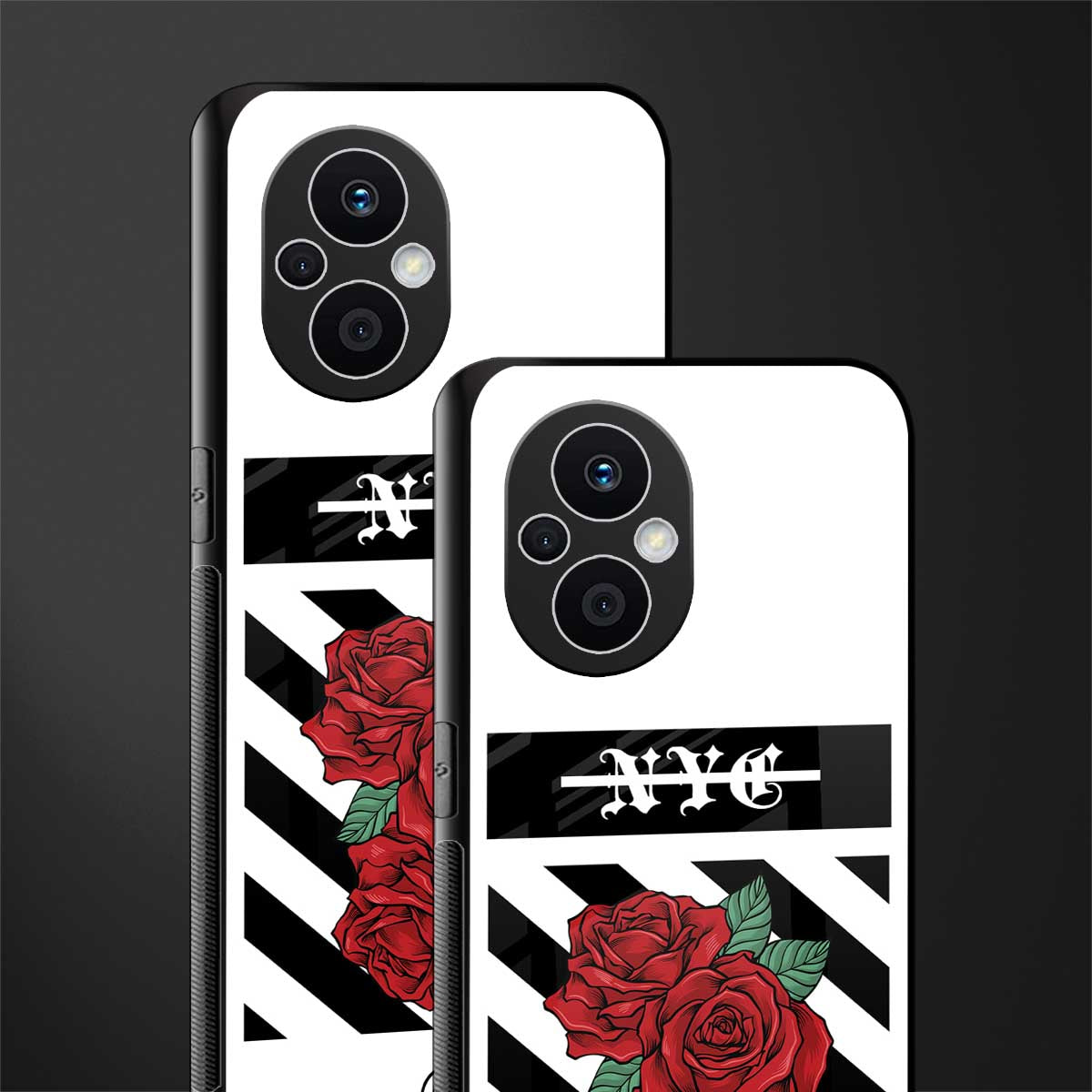 new york city back phone cover | glass case for oppo f21 pro 5g