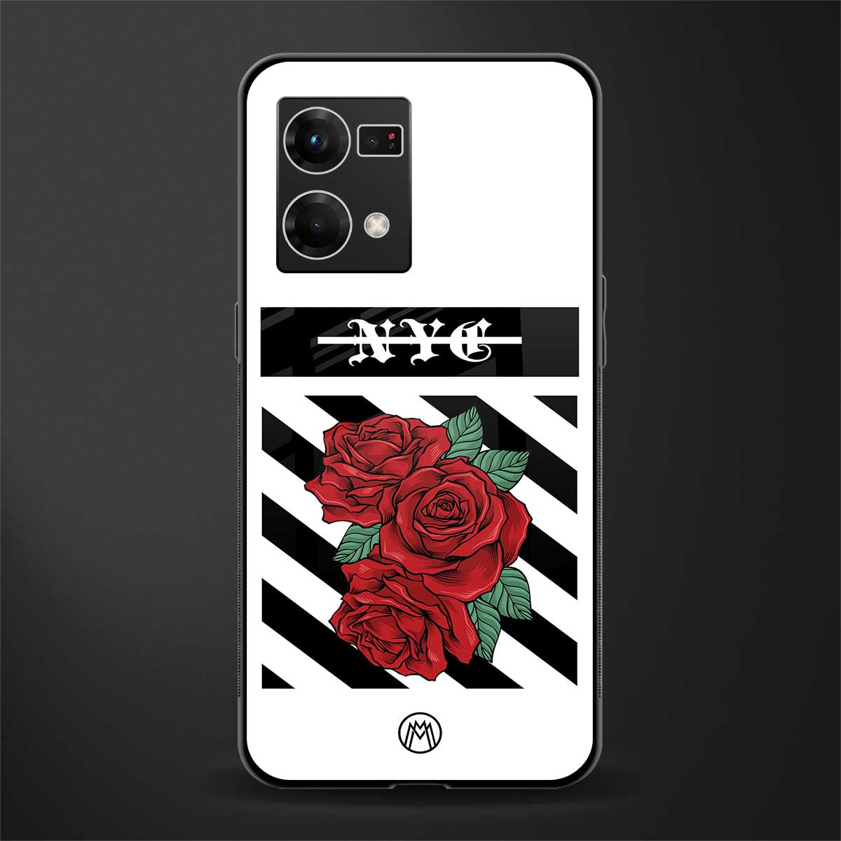 new york city back phone cover | glass case for oppo f21 pro 4g