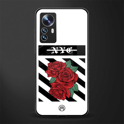 new york city back phone cover | glass case for xiaomi 12 pro