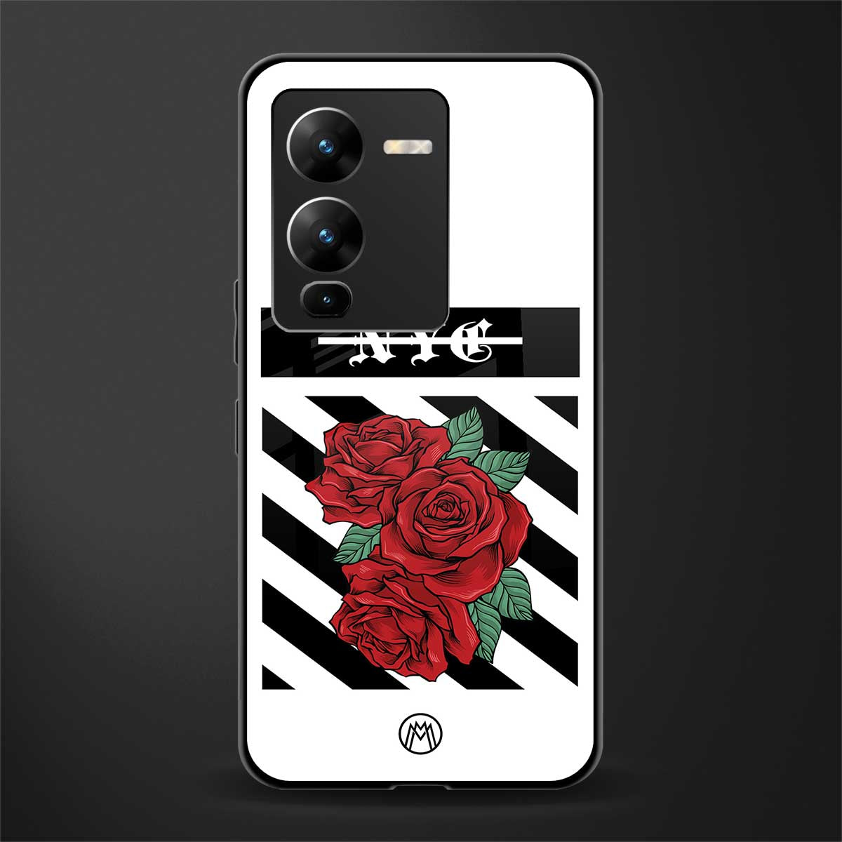 new york city back phone cover | glass case for vivo v25 pro 5g
