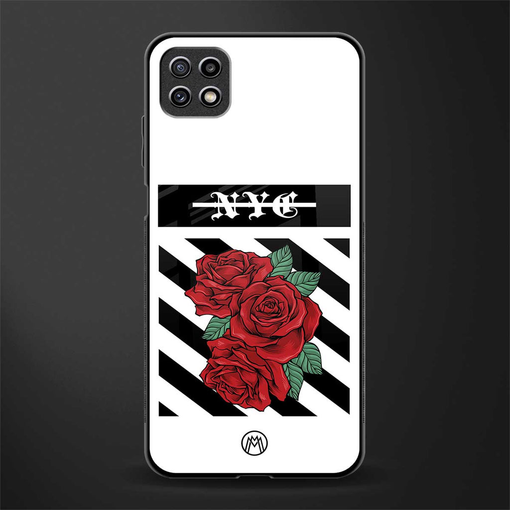 new york city back phone cover | glass case for samsung galaxy f42