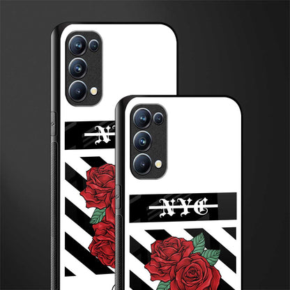 new york city back phone cover | glass case for oppo reno 5