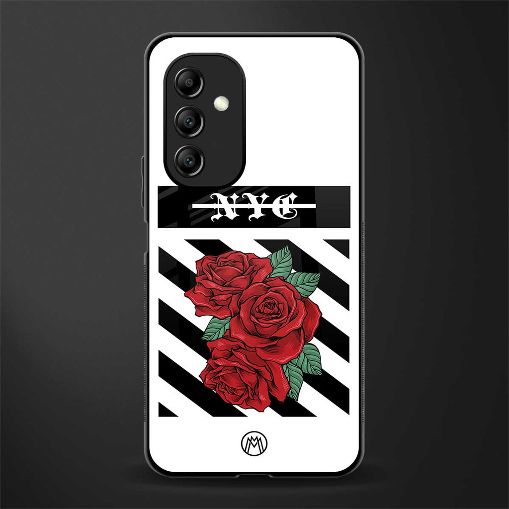 new york city back phone cover | glass case for samsung galaxy a14 5g