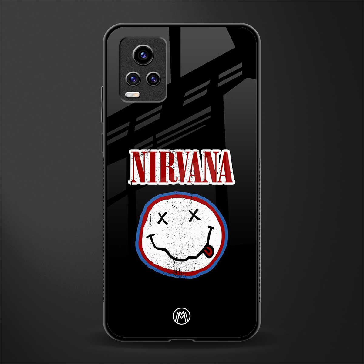nirvana back phone cover | glass case for vivo y73