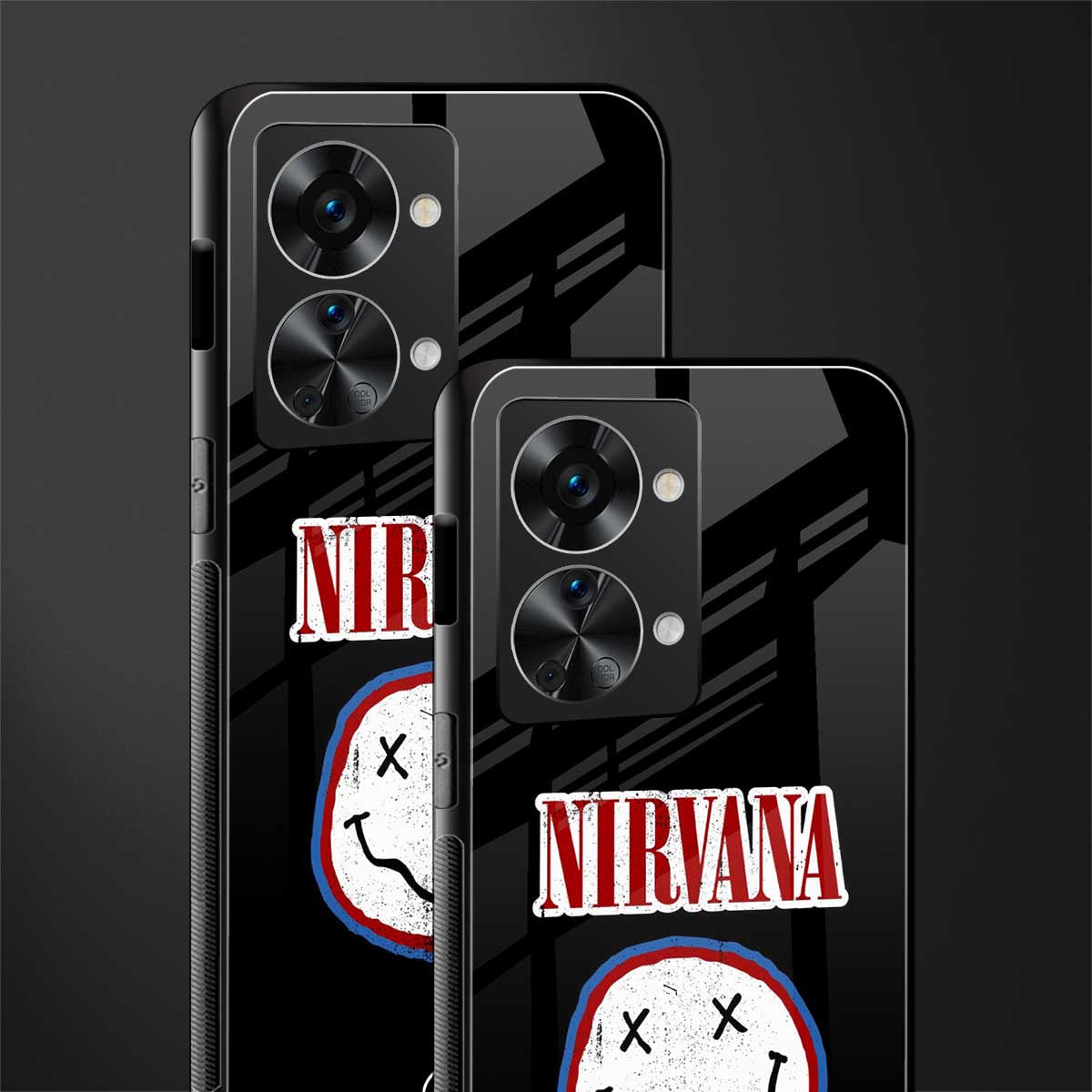 nirvana glass case for phone case | glass case for oneplus nord 2t 5g