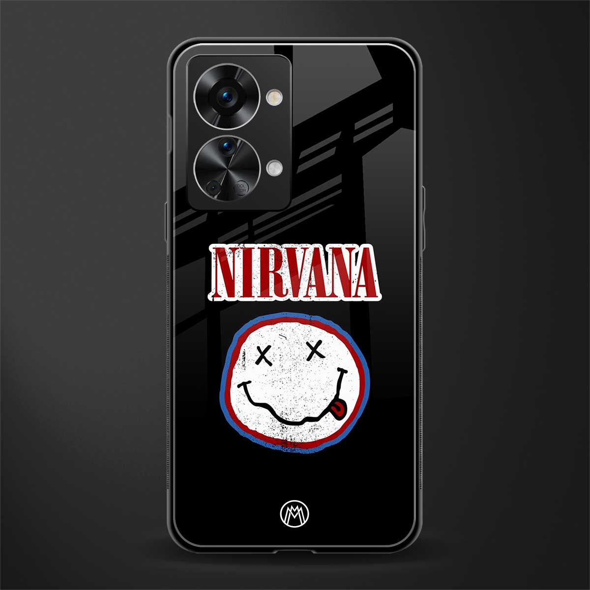 nirvana glass case for phone case | glass case for oneplus nord 2t 5g
