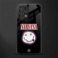 nirvana back phone cover | glass case for samsung galaxy a73 5g