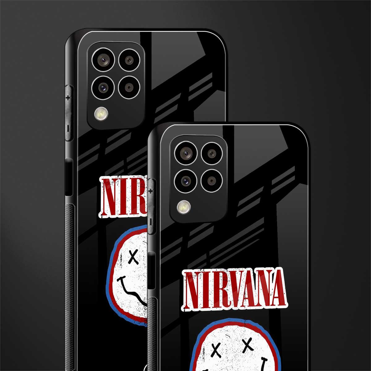 nirvana back phone cover | glass case for samsung galaxy m33 5g