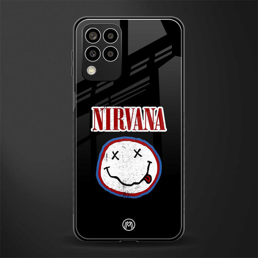 nirvana back phone cover | glass case for samsung galaxy m33 5g