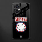 nirvana back phone cover | glass case for oppo f21 pro 5g