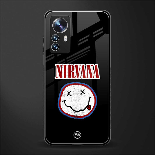 nirvana back phone cover | glass case for xiaomi 12 pro