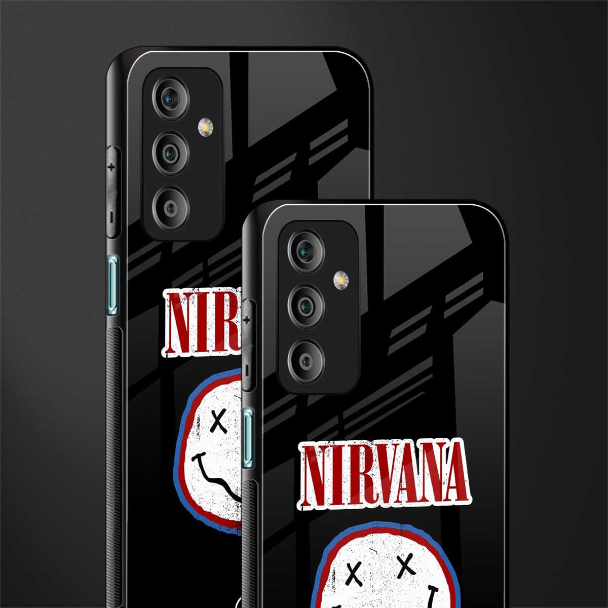 nirvana back phone cover | glass case for samsung galaxy f23 5g