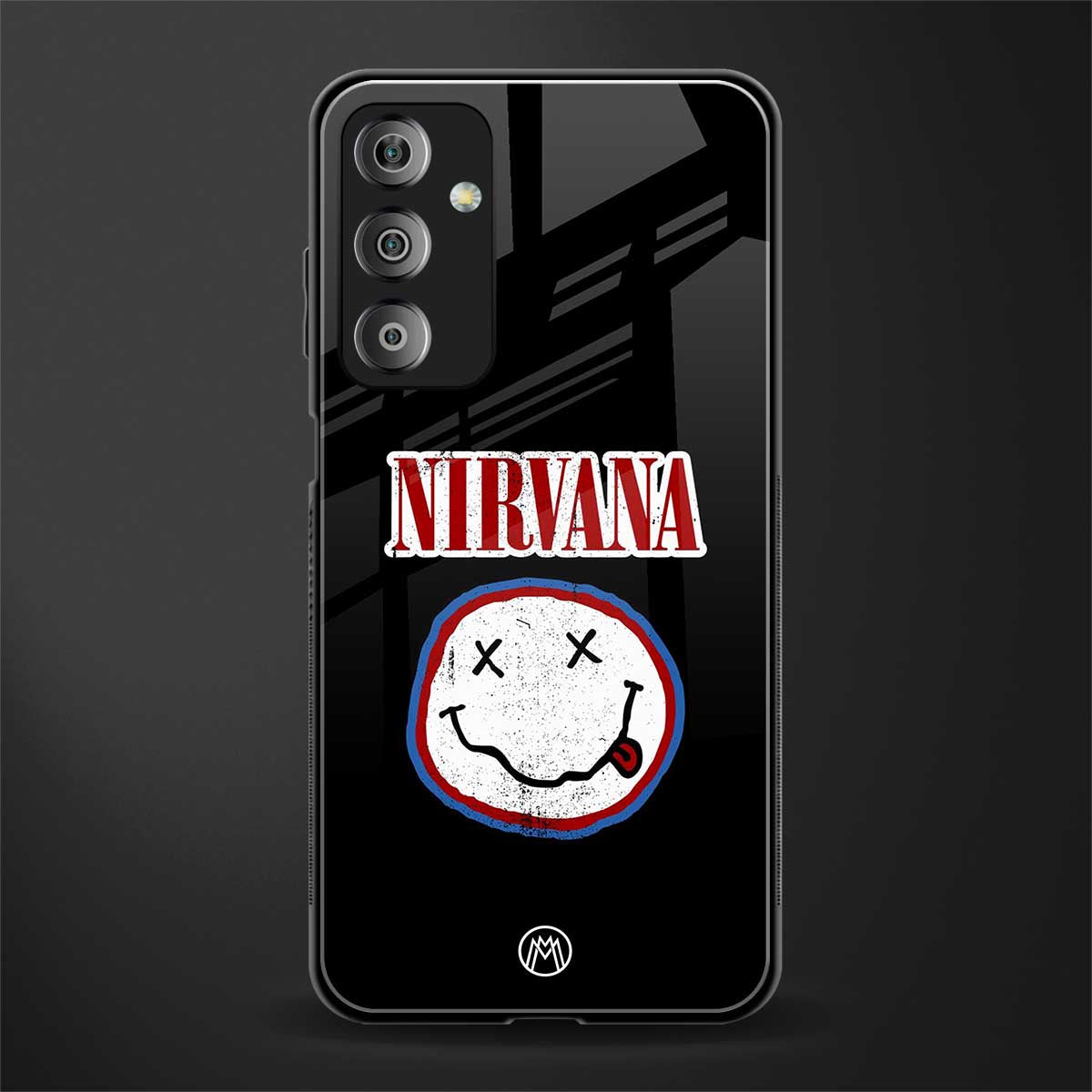 nirvana back phone cover | glass case for samsung galaxy f23 5g