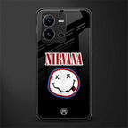 nirvana back phone cover | glass case for vivo v25-5g