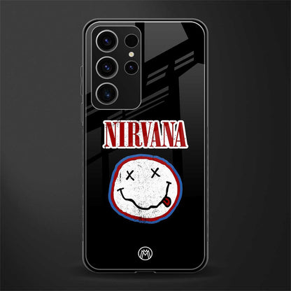 nirvana glass case for phone case | glass case for samsung galaxy s23 ultra