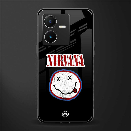 nirvana back phone cover | glass case for vivo y22