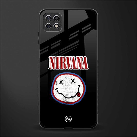 nirvana back phone cover | glass case for samsung galaxy f42