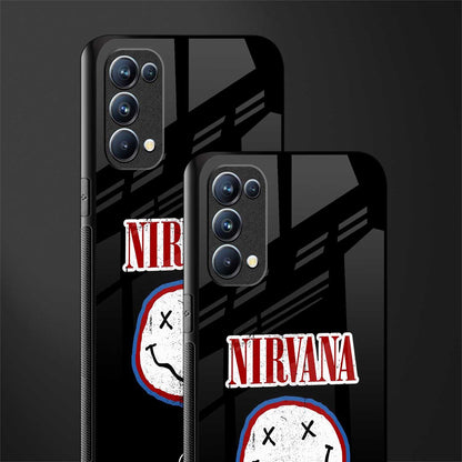 nirvana back phone cover | glass case for oppo reno 5