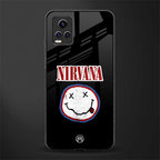 nirvana back phone cover | glass case for vivo v21e 4g