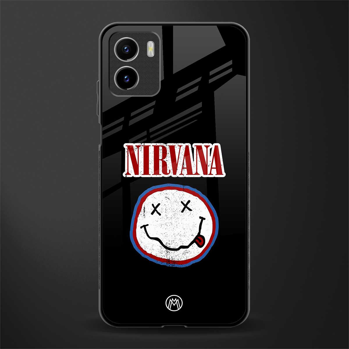 nirvana back phone cover | glass case for vivo y72