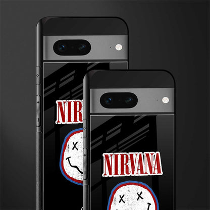 nirvana back phone cover | glass case for google pixel 7