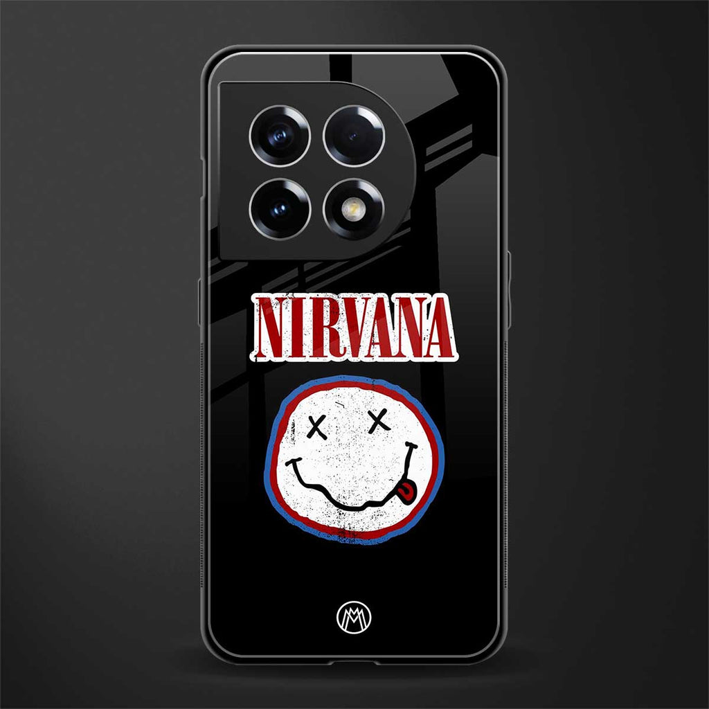 nirvana back phone cover | glass case for oneplus 11