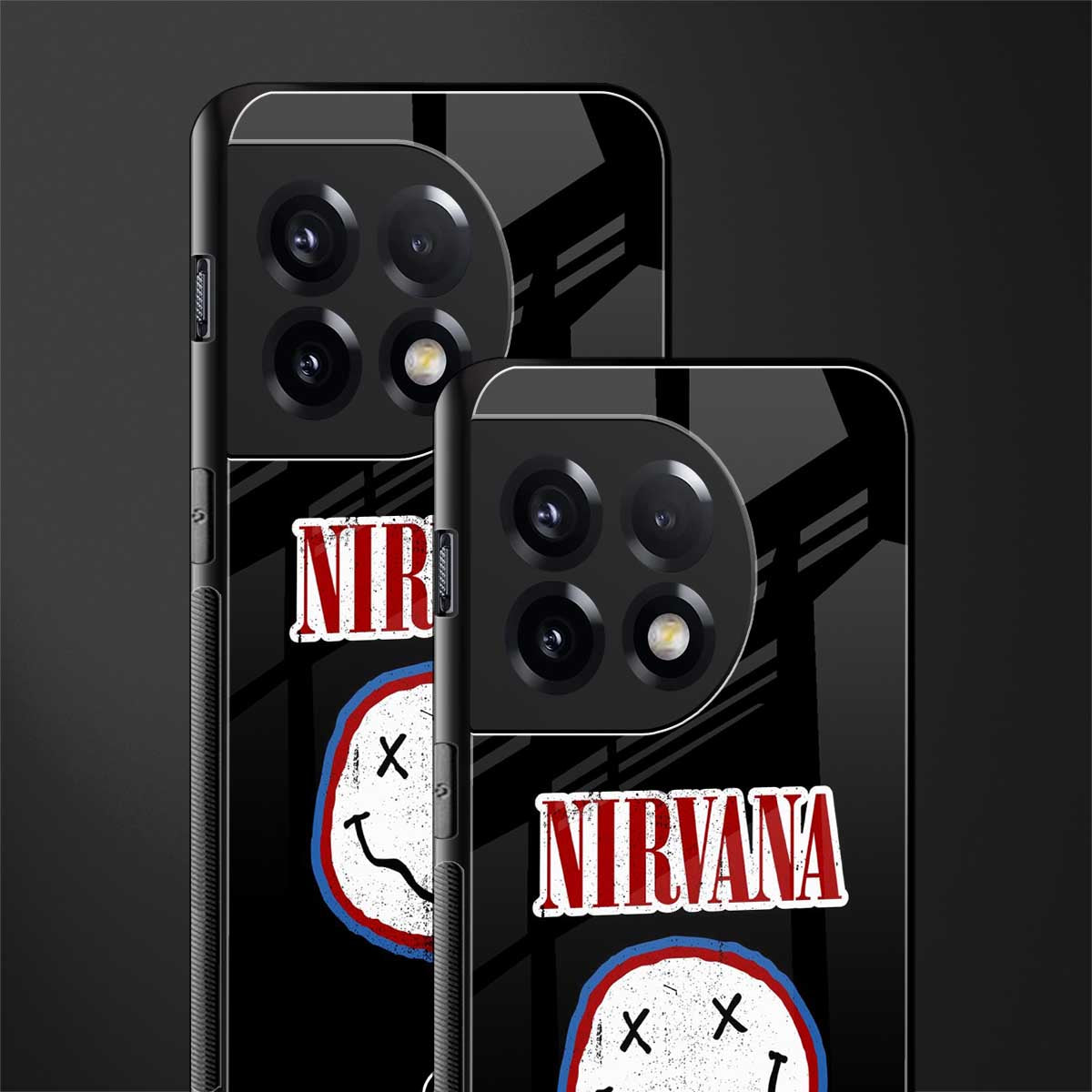 nirvana back phone cover | glass case for oneplus 11r