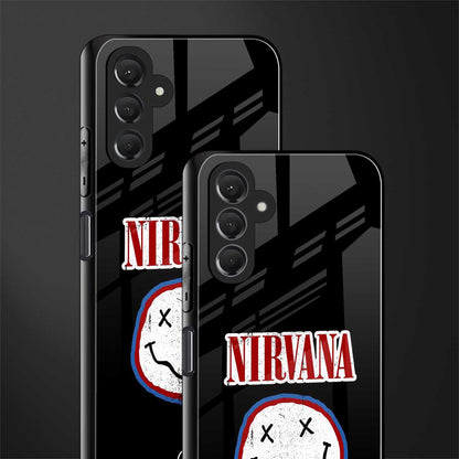 nirvana back phone cover | glass case for samsun galaxy a24 4g