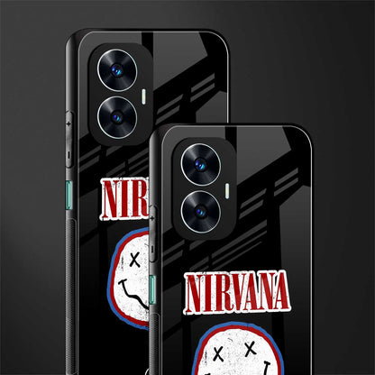 nirvana back phone cover | glass case for realme c55