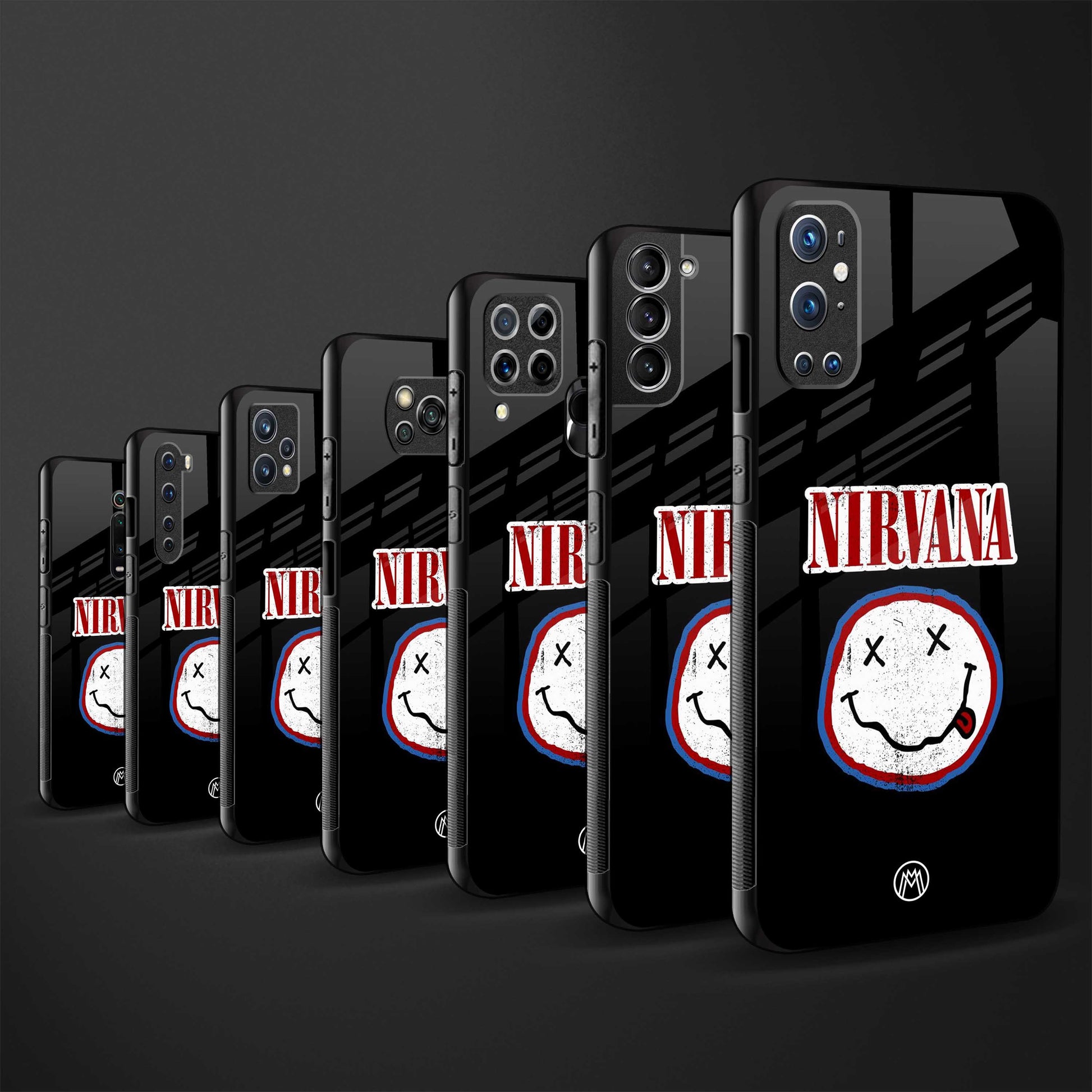 nirvana back phone cover | glass case for oppo reno 5