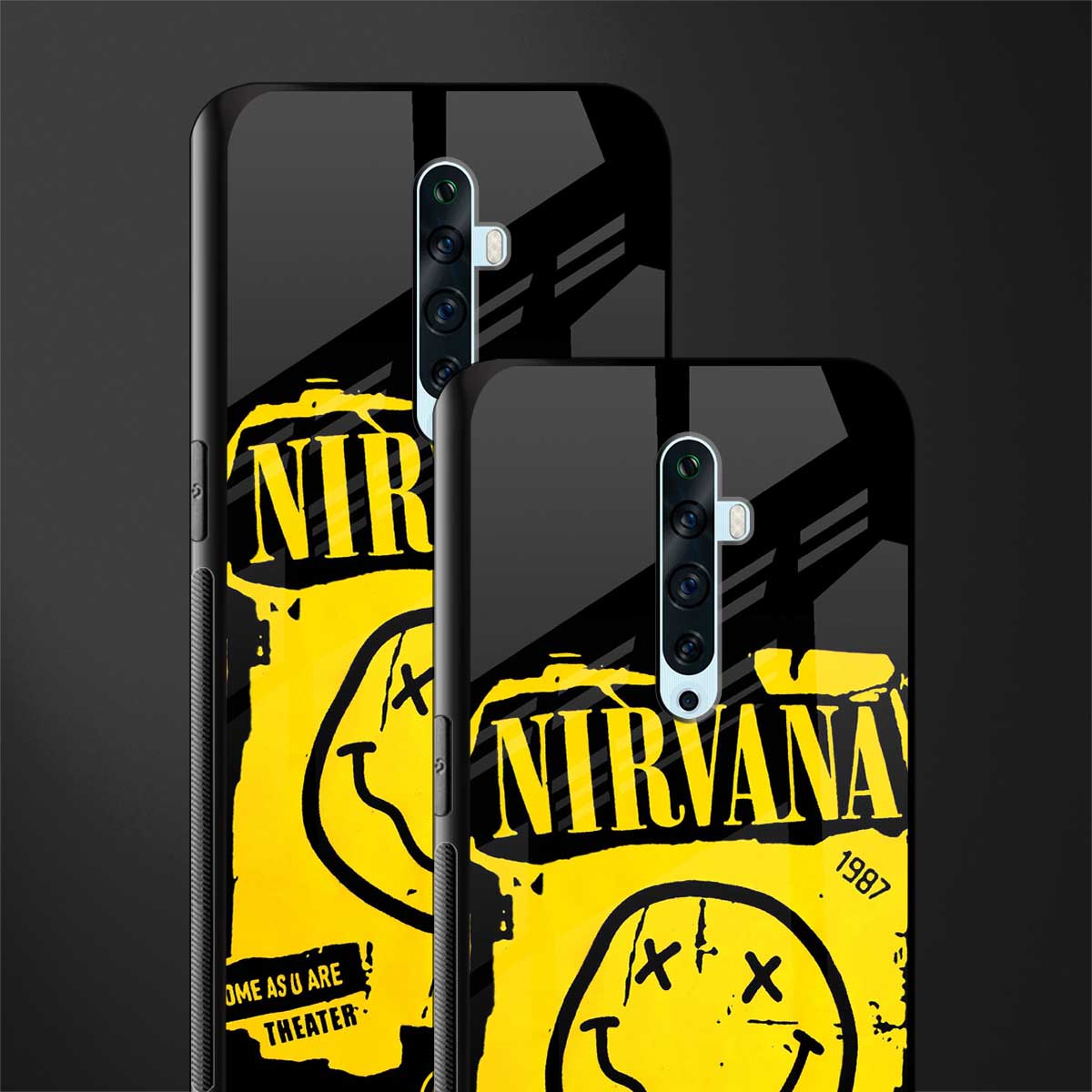 nirvana yellow glass case for oppo reno 2z image-2