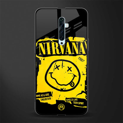 nirvana yellow glass case for oppo reno 2f image