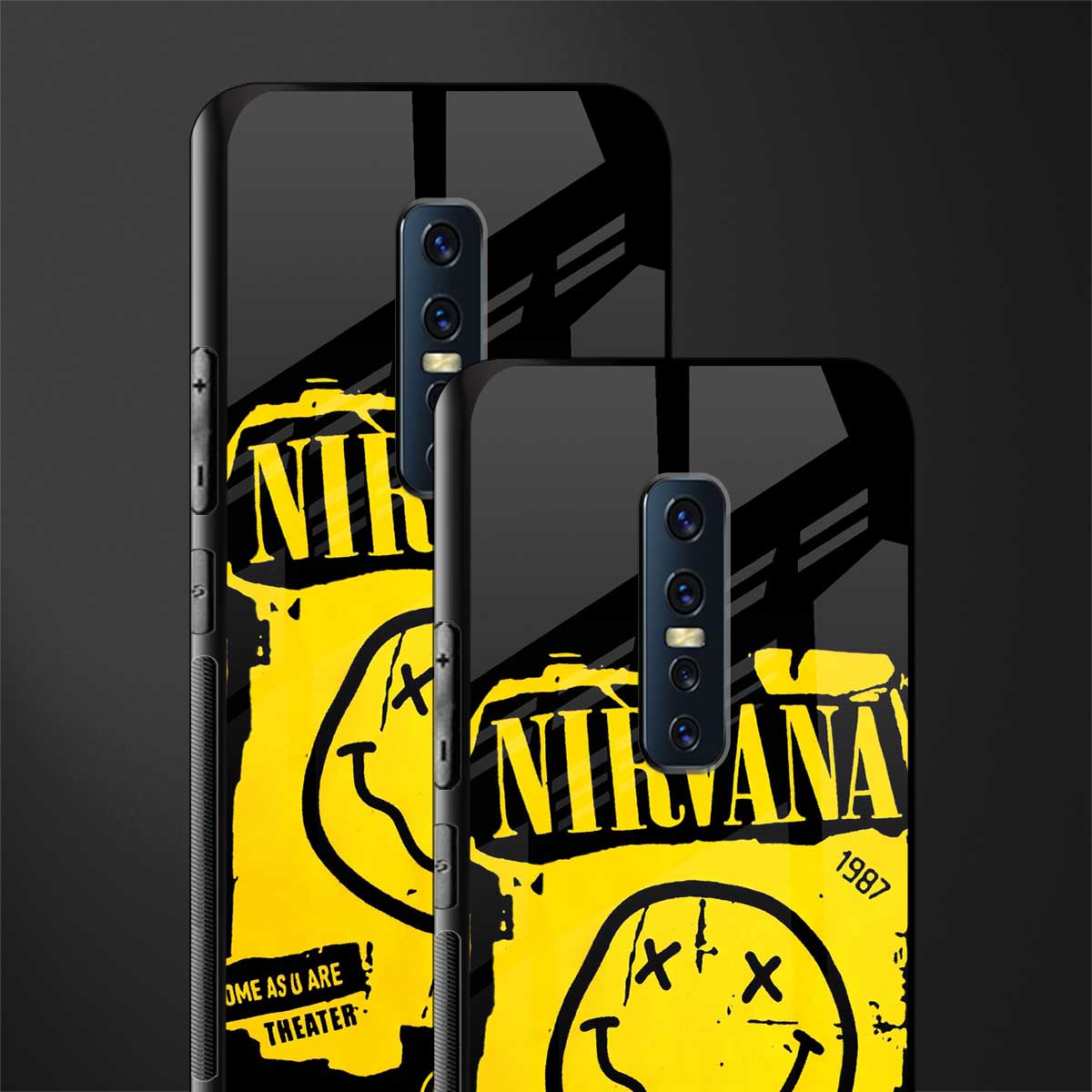 nirvana yellow glass case for vivo v17 pro image-2