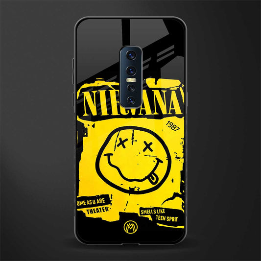 nirvana yellow glass case for vivo v17 pro image