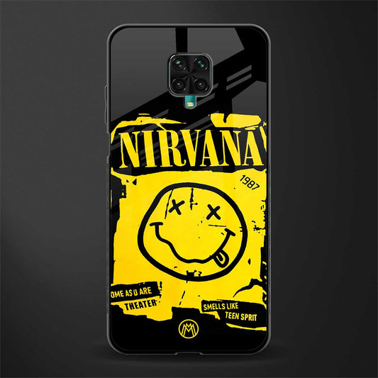 nirvana yellow glass case for redmi note 9 pro max image